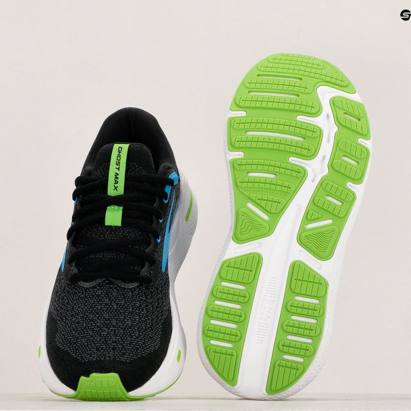Pánské běžecké boty   Brooks Ghost Max black/atomic blue/jasmine 12