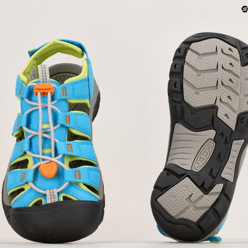 Juniorské sandály KEEN Newport Boundless blue atoll/daiquiri green 9