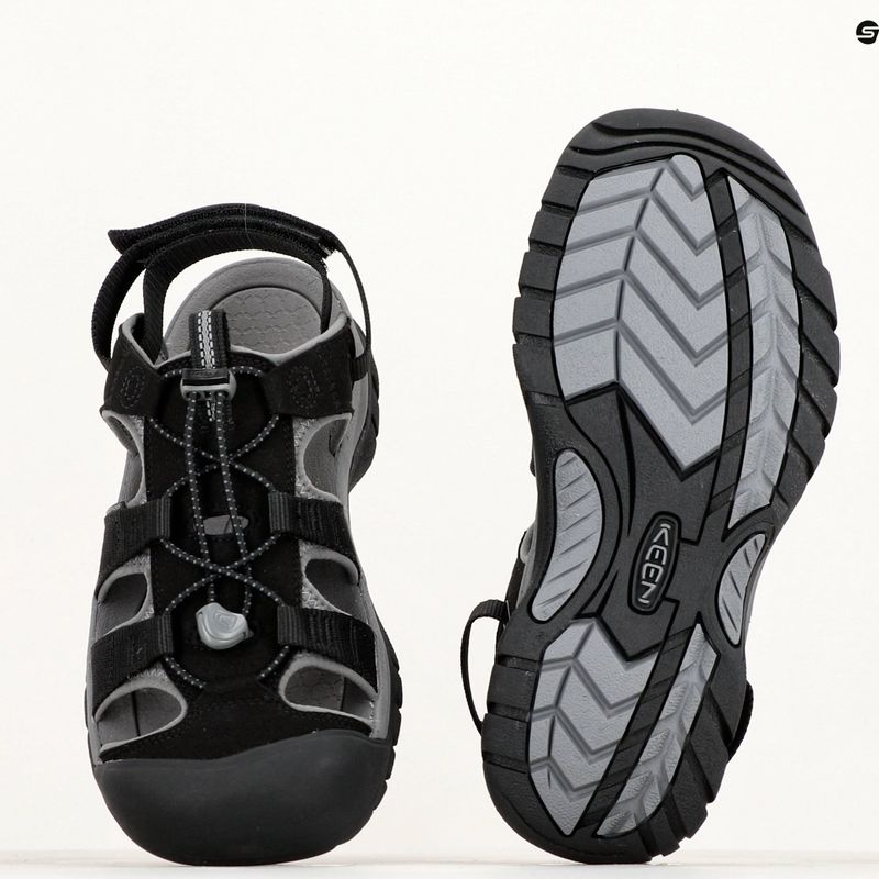 Pánské trekové sandály KEEN Rapids H2 black/steel grey 9