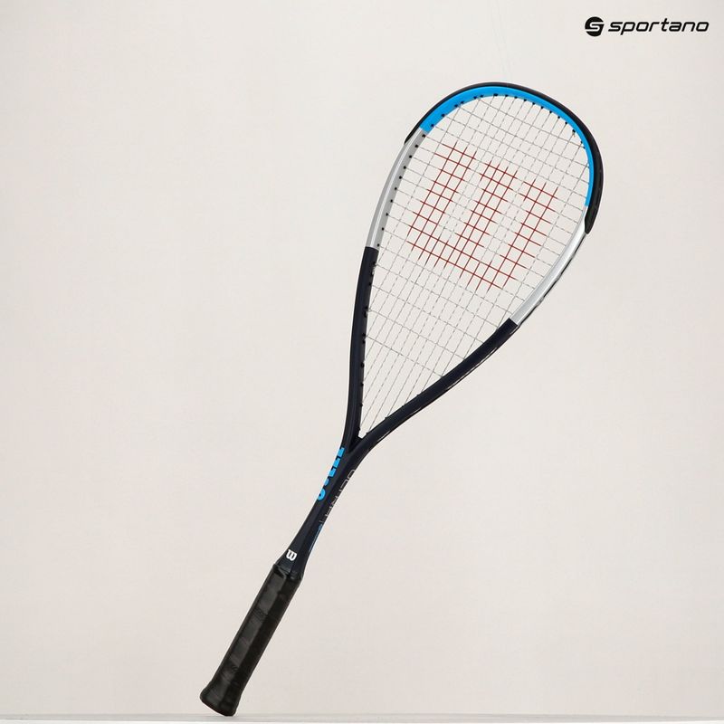 Squashová raketa Wilson Ultra CV blue/silver 15