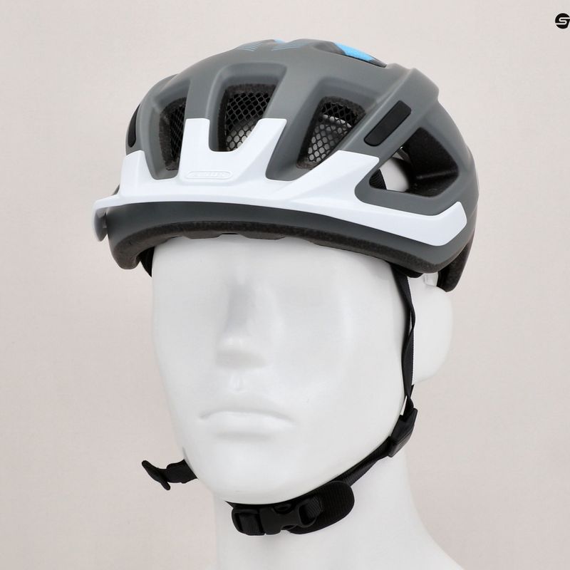 Cyklistická helma ABUS Aduro 3.0 race grey 9