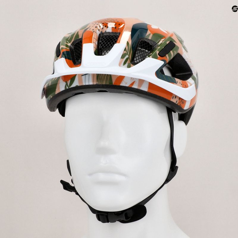 Cyklistická helma ABUS Aduro 3.0 oranžová dlaň 10