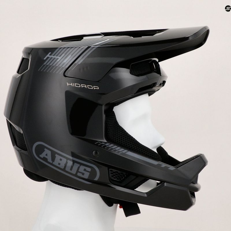 Cyklistická helma Abus  Hidrop shiny black 9