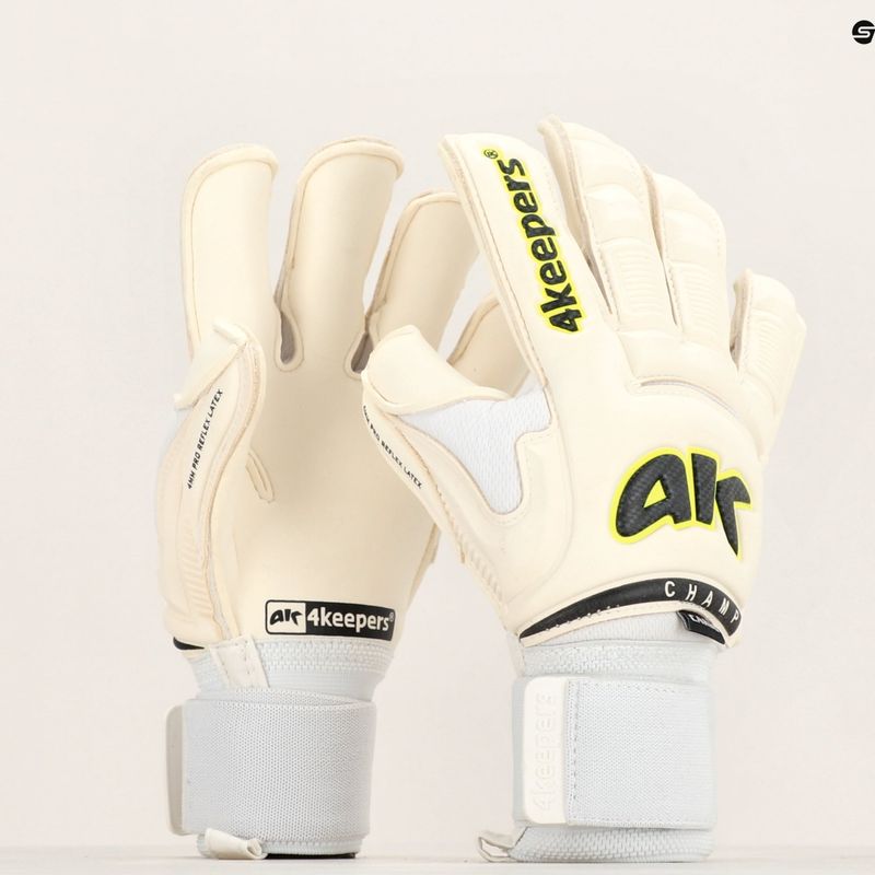 Brankářské rukavice 4keepers Champ Carbo VI RF2G strap white 5