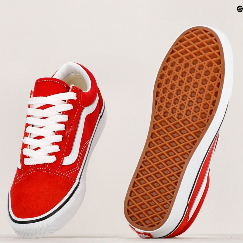 Boty Vans UA Old Skool racing red/true white 14