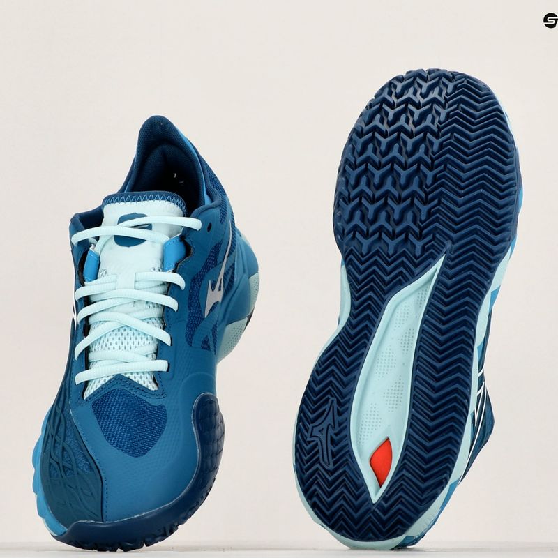 Pánská tenisová obuv Mizuno Wave Enforce Tour CC moroccan blue/white/bluejay 10