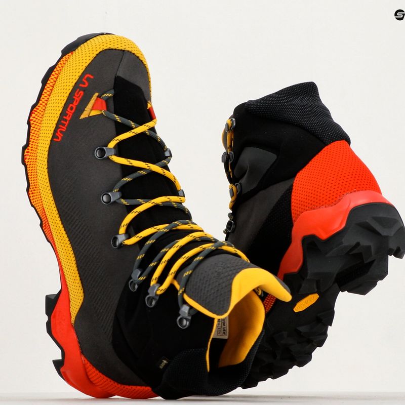 Pánské trekové boty La Sportiva Aequilibrium Trek GTX carbon/yellow 10