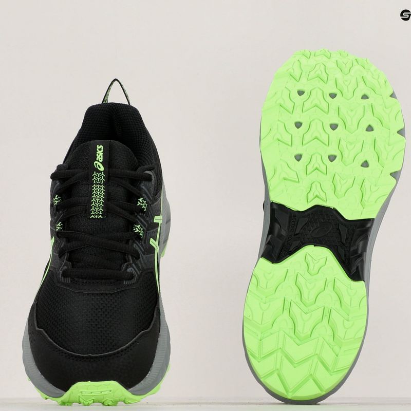 Dětské běžecké boty  ASICS Gel-Venture 9 GS black/illuminate green 11