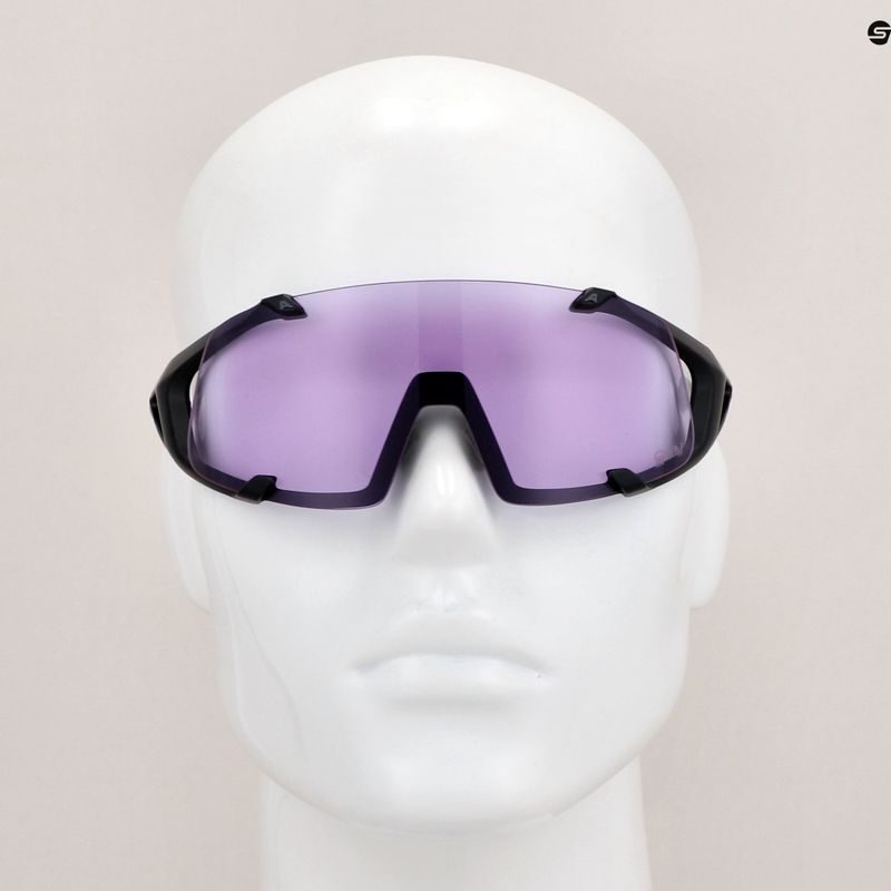 Sluneční brýle Alpina Hawkeye Q-Lite V black matt/purple 9