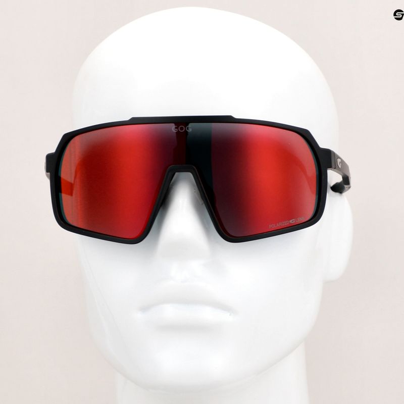Sluneční brýle  GOG Okeanos matt black/polychromatic red 7