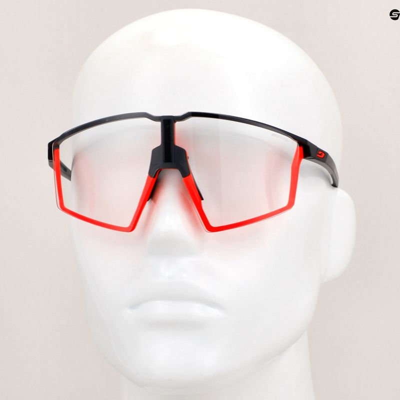 Sluneční brýle Julbo Edge Reactiv 0-3 mat black/mat fluo orange/clear 10