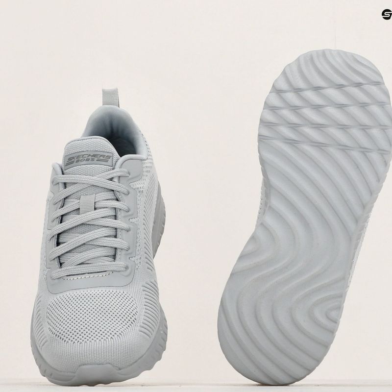 Dámské boty  SKECHERS Bobs Squad Chaos Face Off light gray 10