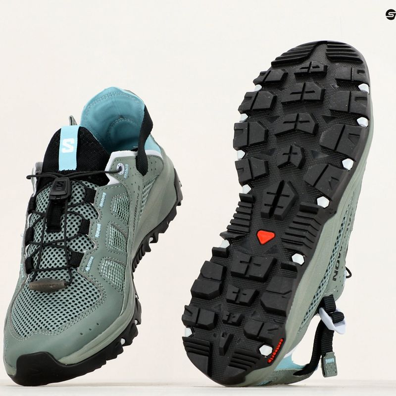 Dámské boty do vody Salomon Techamphibian 5 laurel wreath/arctic ice/marine blue 12