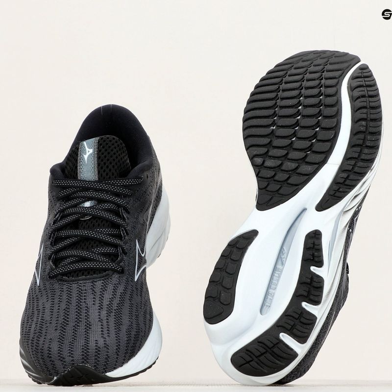 Dámské běžecké boty Mizuno Wave Rider 27 Width ebony/snowcrest/black 11