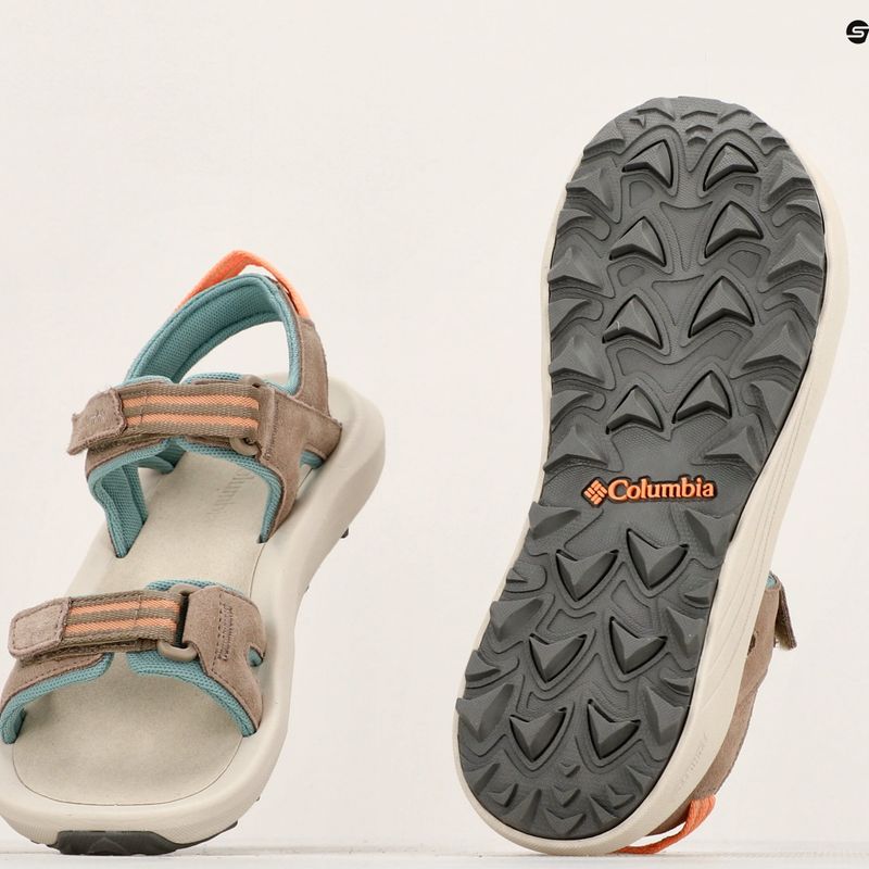 Columbia Trailstorm Hiker 2 Strap fungi/apricot fizz dámské trekové sandály 10