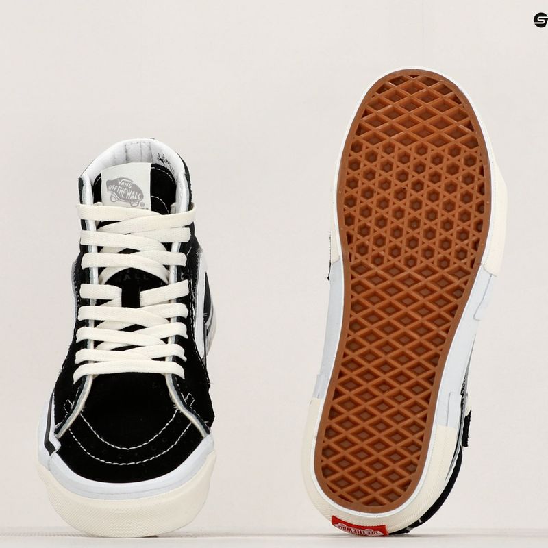 Boty Vans SK8-Hi Reconstruct black/true white 10