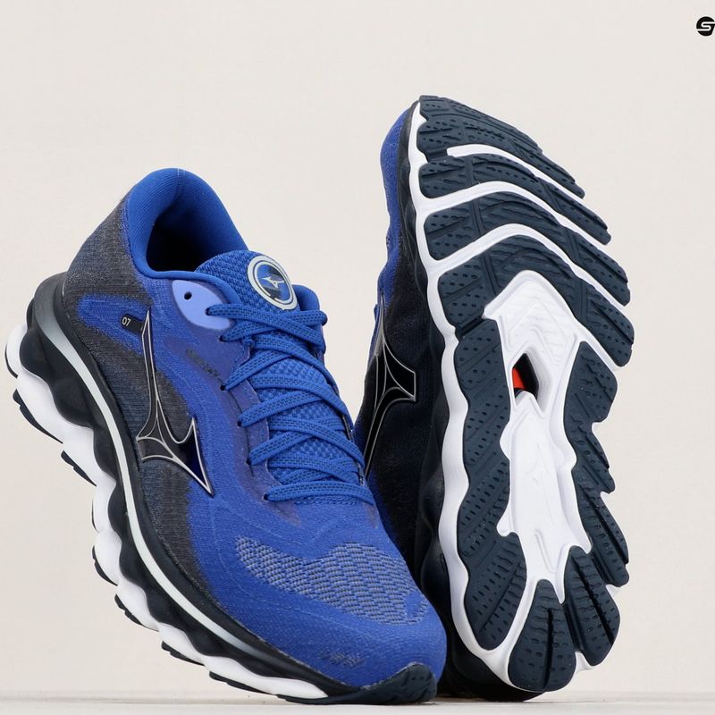 Pánské běžecké boty Mizuno Wave Sky 7 surf the web/silver/dress blues 9
