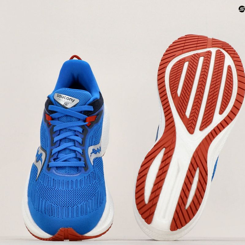 Pánské běžecké boty  Saucony Triumph 21 cobalt/silver 9