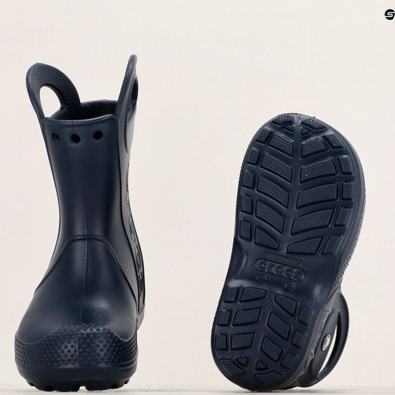 Dětské holínky Crocs Handle Rain Boot Kids navy 11