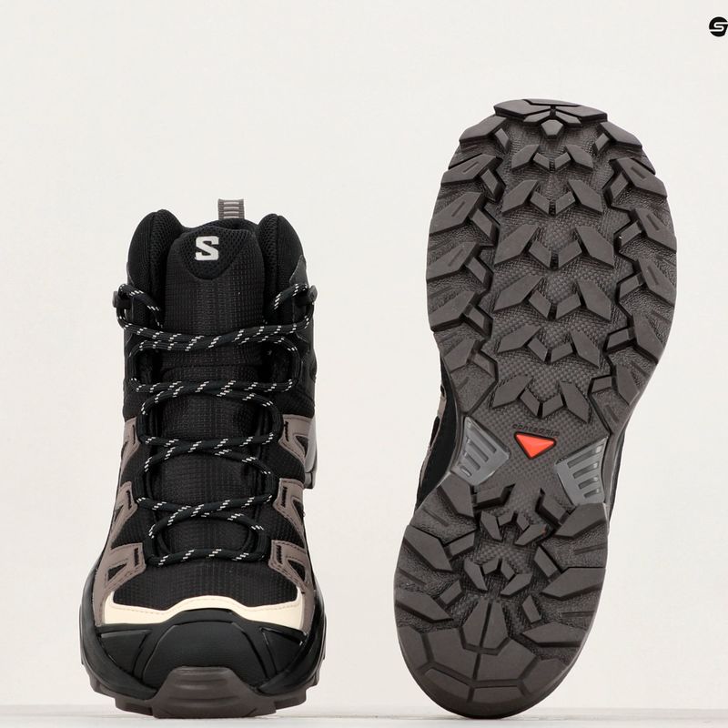Dámské turistické boty  Salomon X Ultra 360 MID GTX black/plum kitten/shale 9