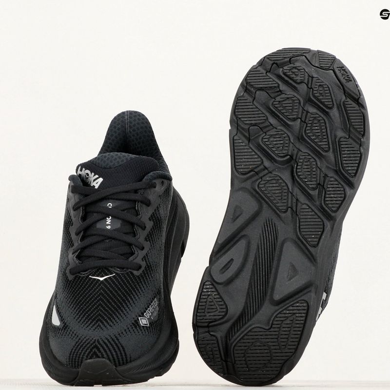 Dámské běžecké boty HOKA Clifton 9 GTX black/black 9