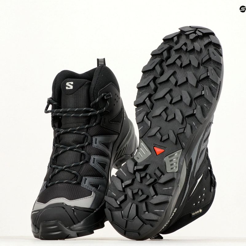 Pánské trekové boty Salomon Cross Hike MID GTX 2 black/black/magnet 12