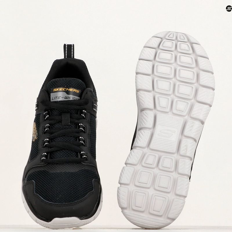 Pánské boty  SKECHERS Track Knockhill black/gold 9