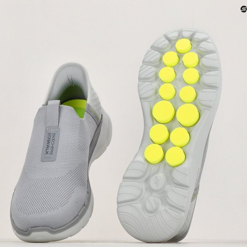 Pánské boty  SKECHERS Slip-ins Go Walk 6 Easy On grey/grey/green 9