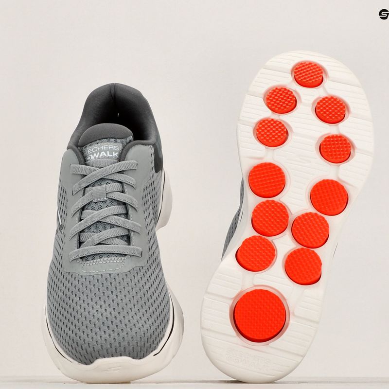 Pánská obuv SKECHERS Go Walk 7 The Construct grey/white/orange 9