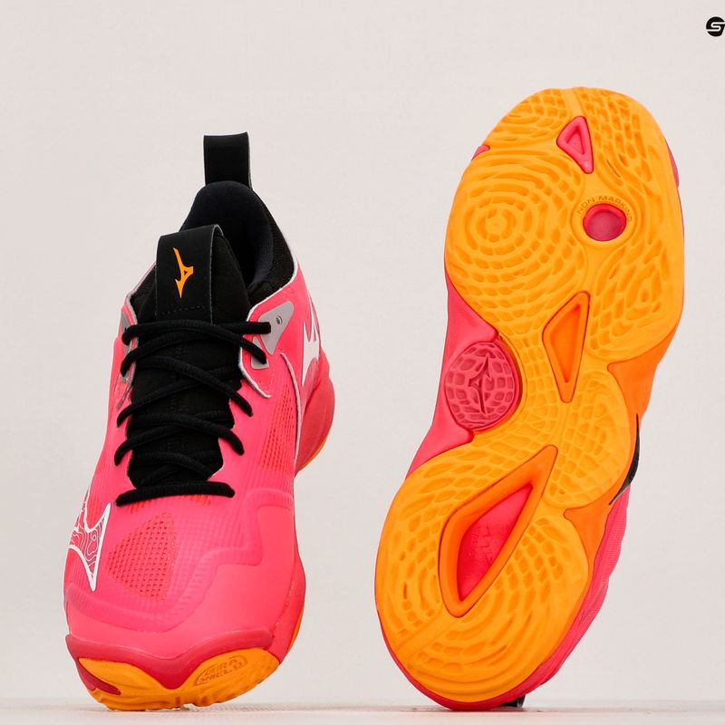 Pánské volejbalové boty Mizuno Wave Momentum 3 radiant red/white/carrot curl 10