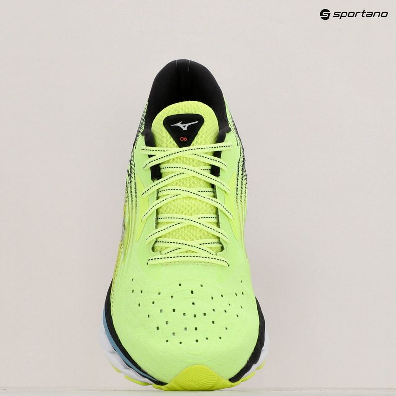 Pánské  běžecké boty   Mizuno Wave Sky 6 neo lime skywriting/black 9