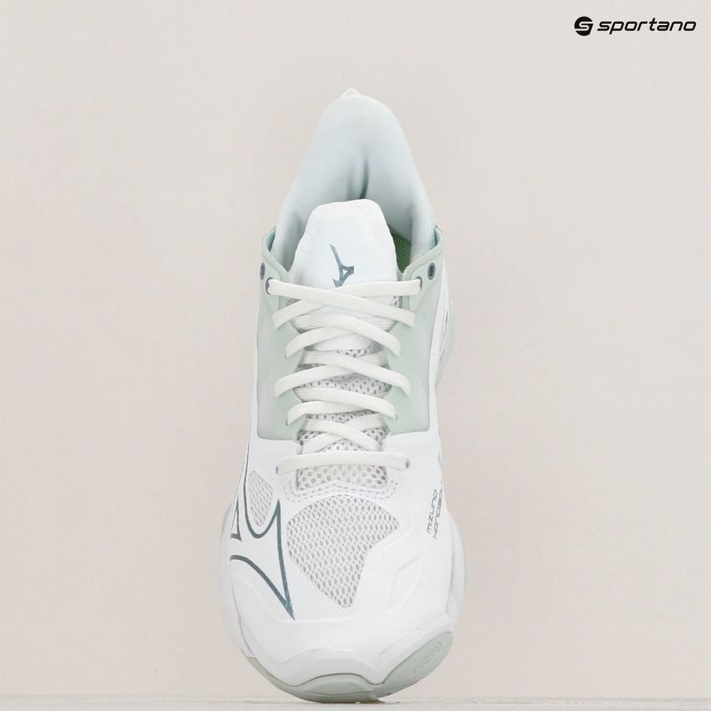 Dámské boty na házenou Mizuno Wave Mirage 5 white/glacial ridge/patinagreen 9