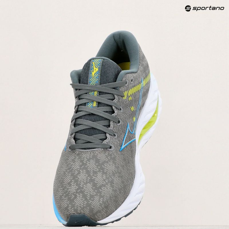 Pánské  běžecké boty   Mizuno Wave Inspire 19 ggray/jet blue/bolt2neon 11