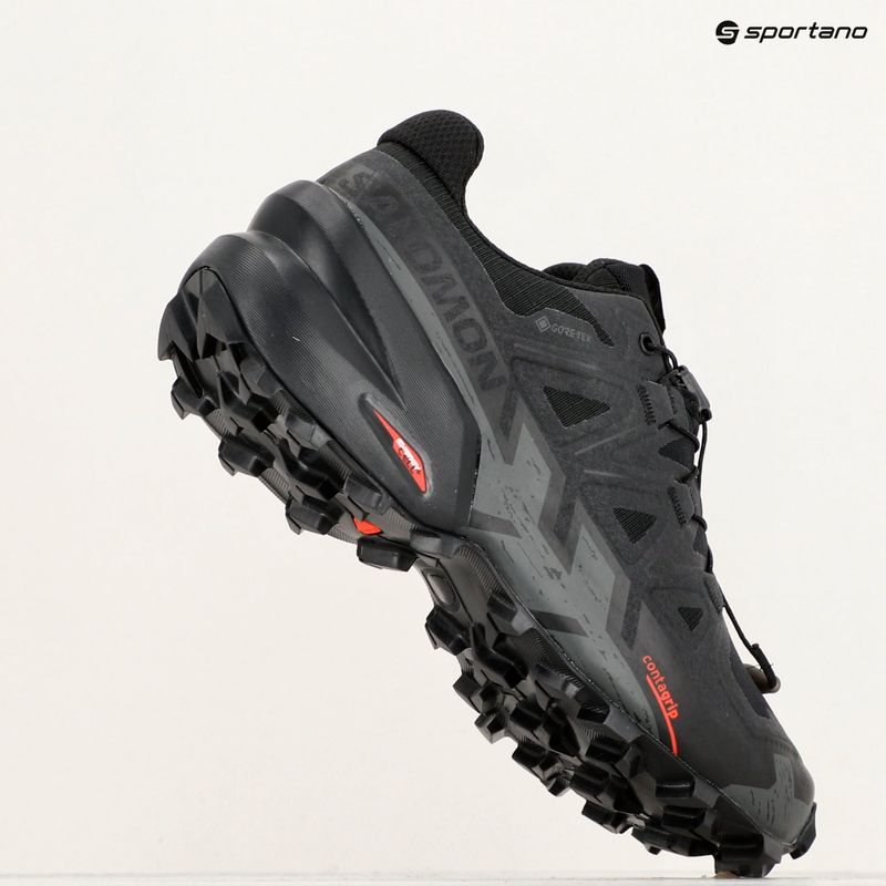 Dámské běžecké boty  Salomon Speedcross 6 GTX black/black/phan 9