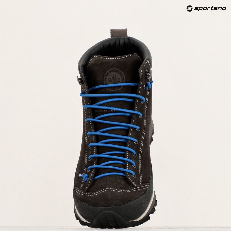 Dámské turistické boty Lomer Bio Naturale Mid Mtx Suede antra/laguna 9