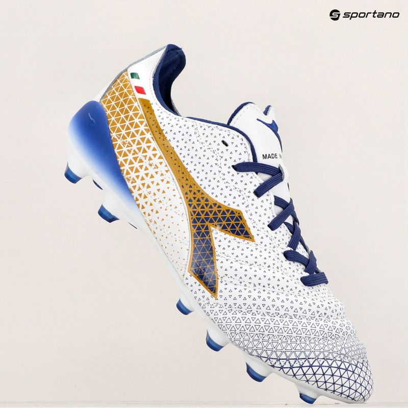 Pánské kopačky Diadora Brasil Elite Tech GR ITA LPX white/blue/gold 11