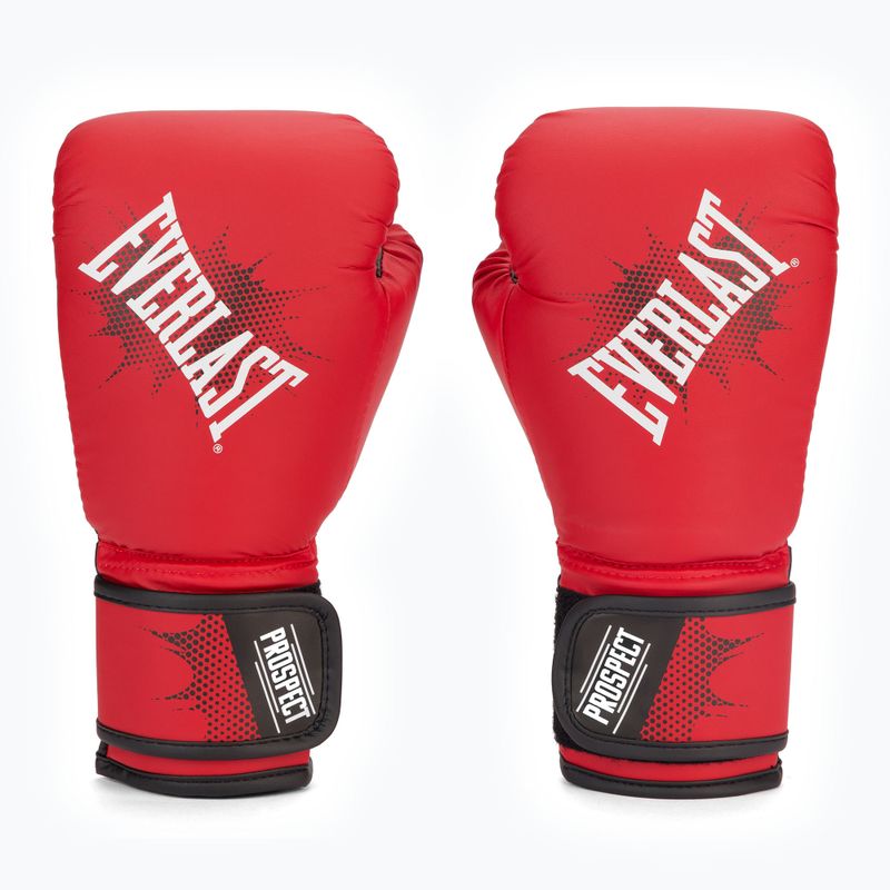 Dětské boxerské rukavice EVERLAST Junior Pu Prospect Gloves červené EV4600 RED-8 oz.