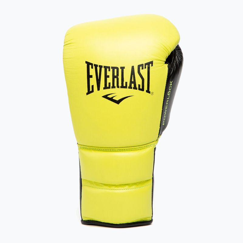 Boxerské rukavice Everlast Powerlock 2 Laced Pro Training neon yellow 8