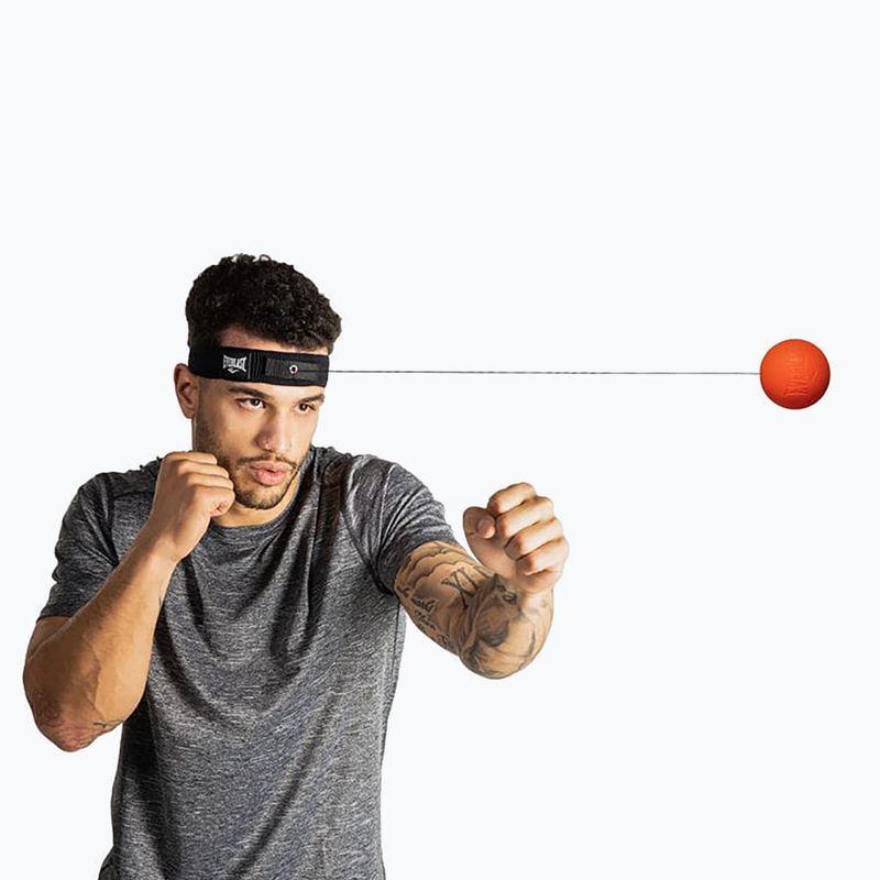 Reflexní míč Everlast Powerlock Reflex red/black 2