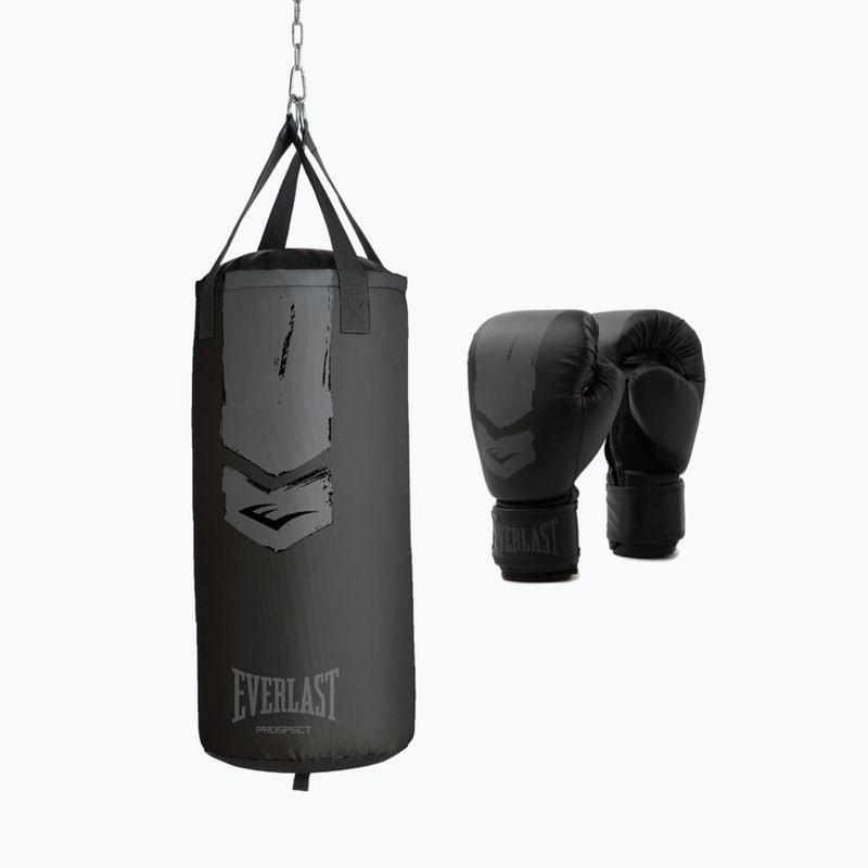 Dětská boxovací souprava Everlast Prospect 2 Heavy Bag black/grey