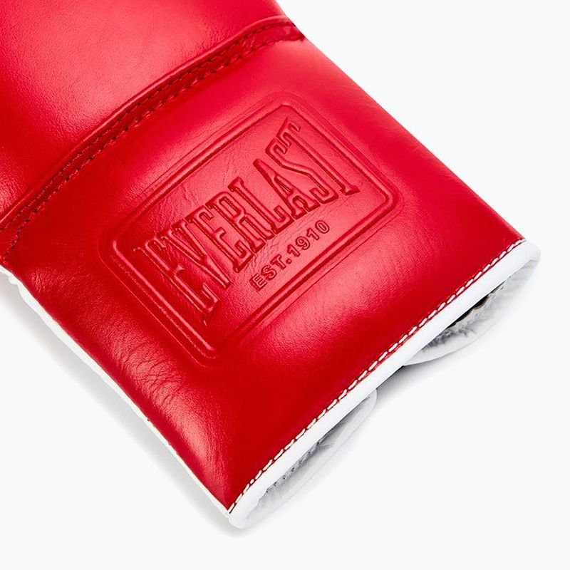 Boxerské rukavice Everlast Powerlock OG Pro Fight red/white 5