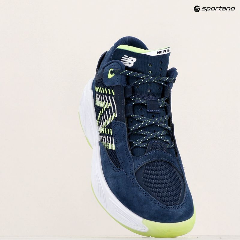 Basketbalové boty New Balance Fresh Foam BB v2 navy/lime 9