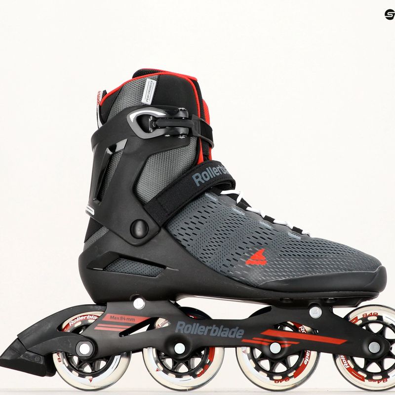 Pánské kolečkové brusle Rollerblade Spark 84 dark grey/red 9