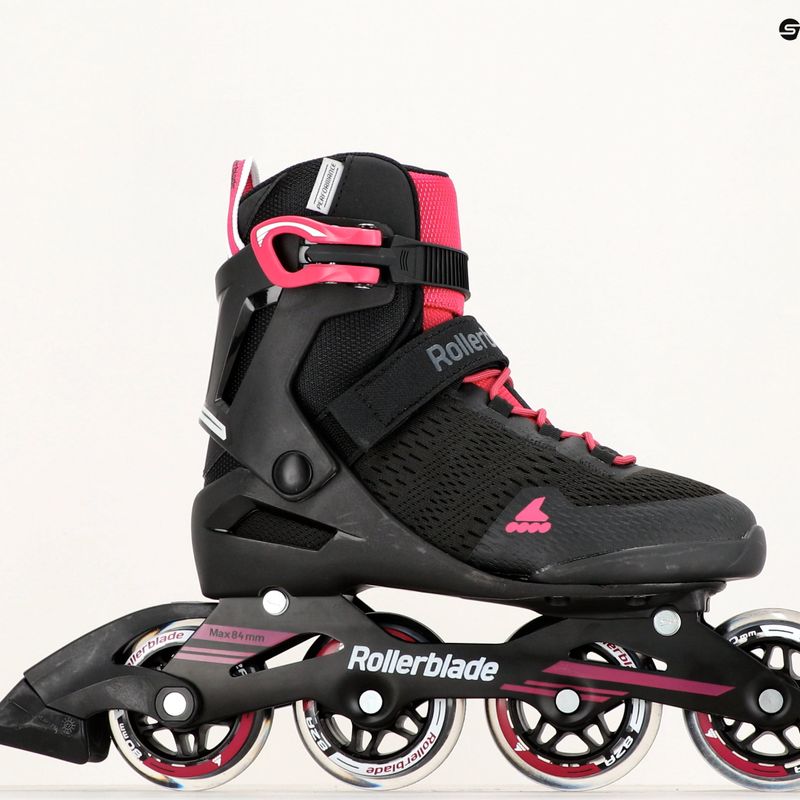 Dámské kolečkové  brusle Rollerblade Sirio 80 black/raspberry 9