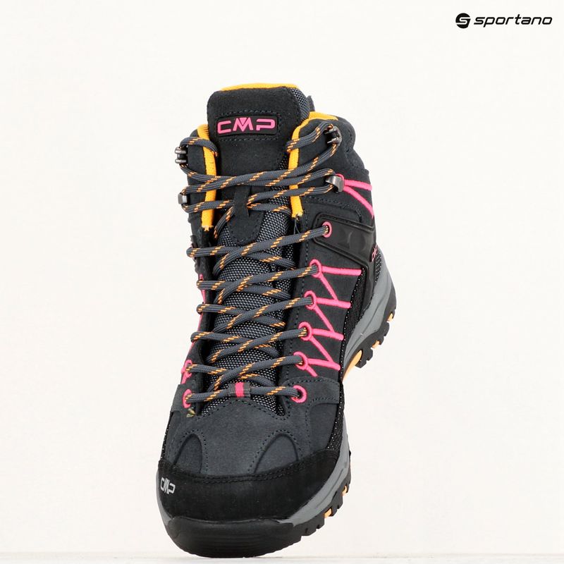 Dětské trekové boty CMP Rigel Mid anthracite/bouganville 9