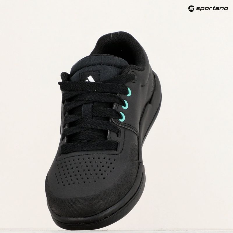 Dámská cyklistická obuv adidas FIVE TEN Freerider Pro core black/crystal white/acid mint na platformě 9