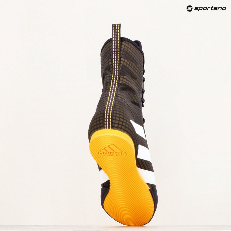 Boxerské boty  adidas Box Hog 4 aurora black/cloud white/spark 10