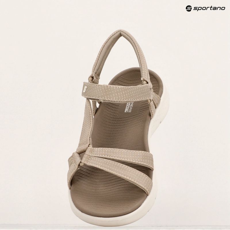 Dámské sandály SKECHERS Go Walk Flex Sublime taupe 15