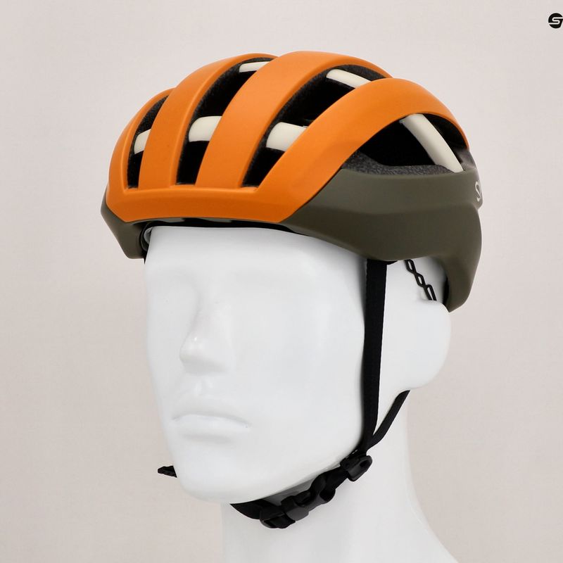 Cyklistická helma Smith Network MIPS matte sunrise/forest bone 7