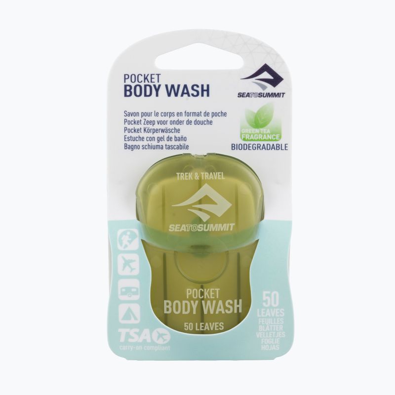 Mýdlo v plátcích Sea To Summit Trek & Travel Pocket Body Wash 50 pcs. green 2